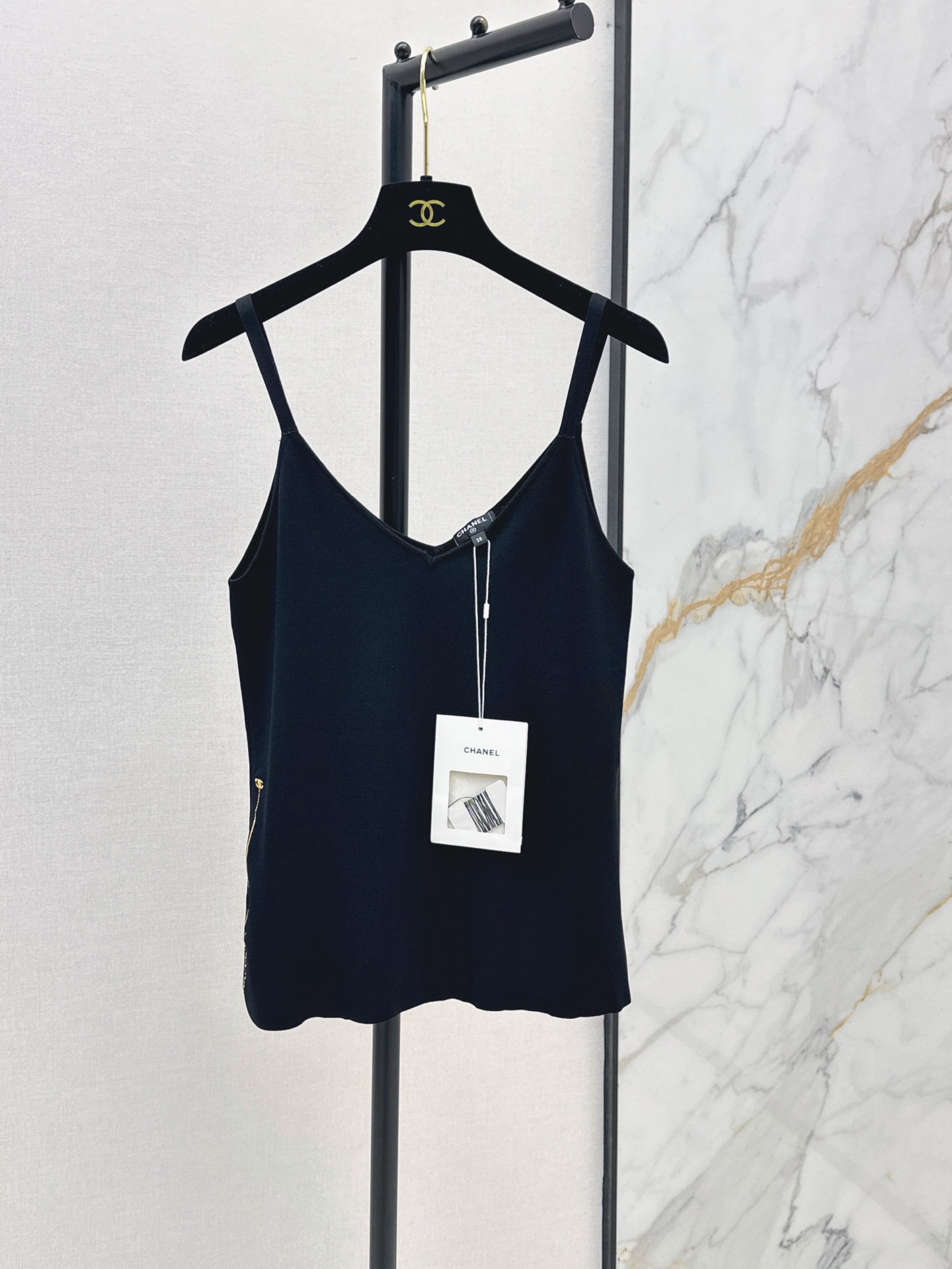 Chan New Embroidered Knit Camisole