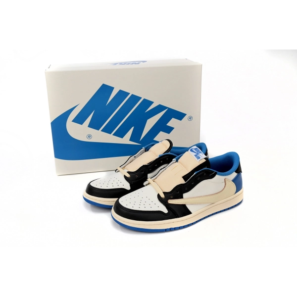 Fragment Design x Travis Scott x Air Jordan 1 Low-DM7866-140(Top version)