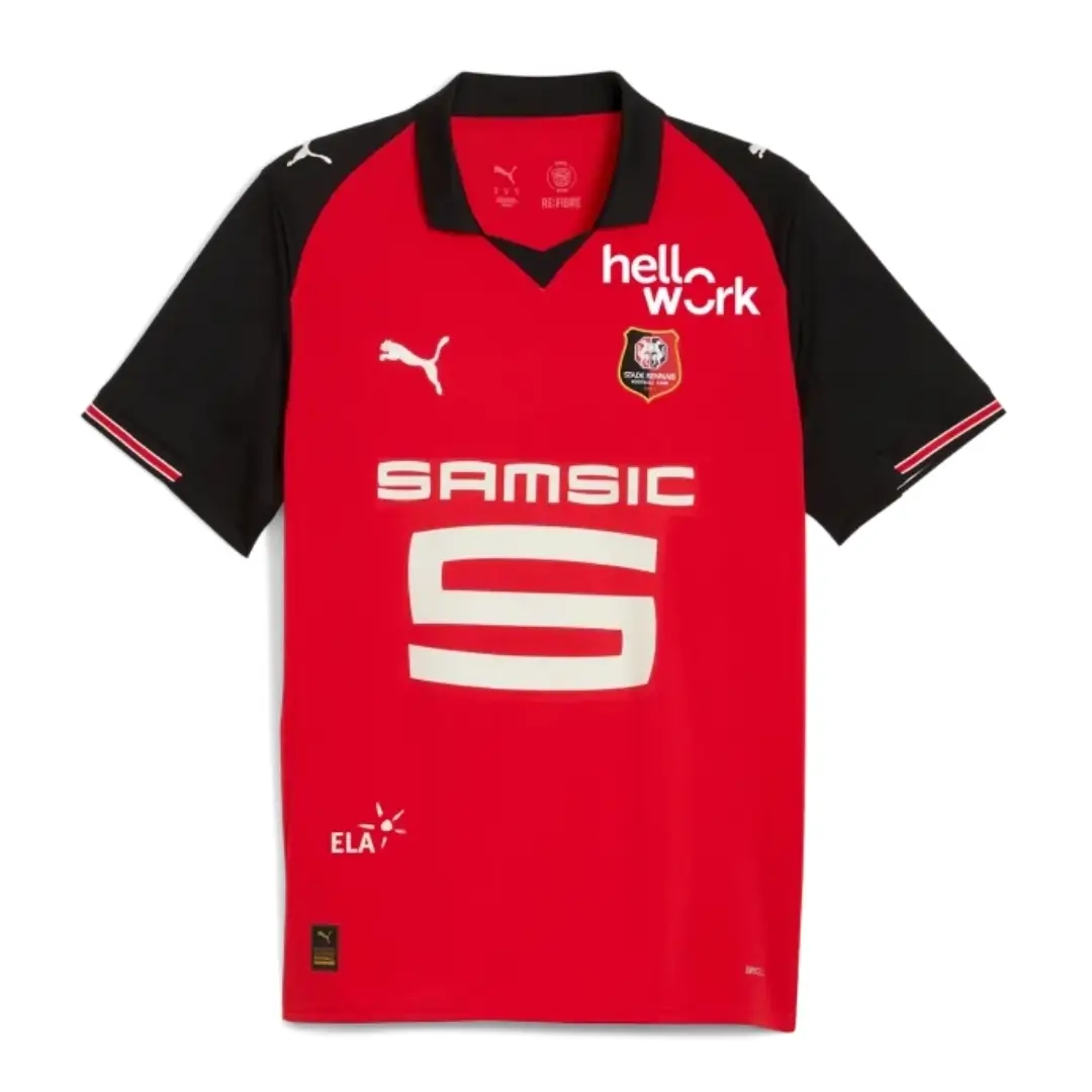 Stade Rennais Home Soccer Jersey 2025/26