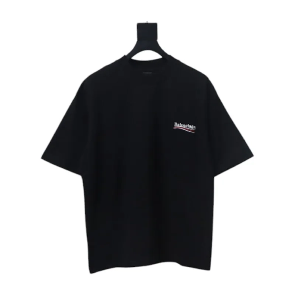 Balenciaga Clothes Political Campaign T-Shirt Black