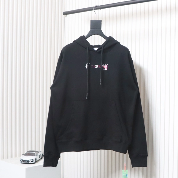 Off-white acrylic arrow hoodie