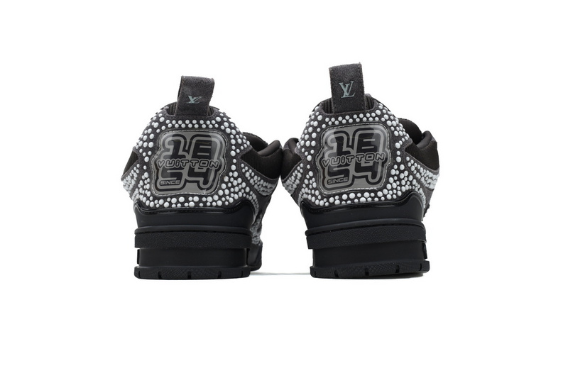 Pkkicks God Batch Louis Vuitton Skate Gray Diamonds
