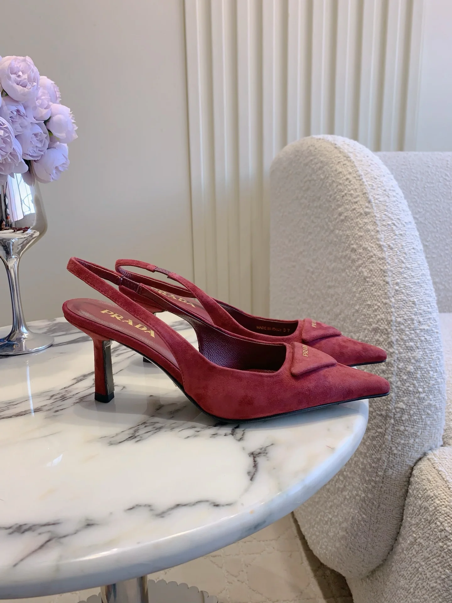 Pra New Suede high heels