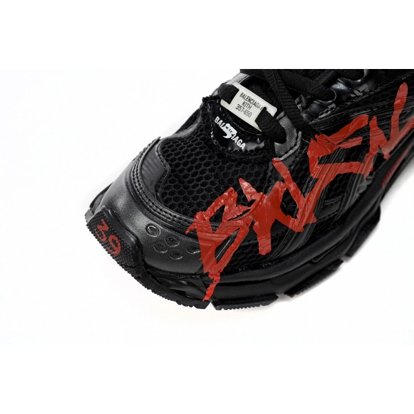 Balenciaga Runner Black And Red Characters 677402 W3RB1 0102