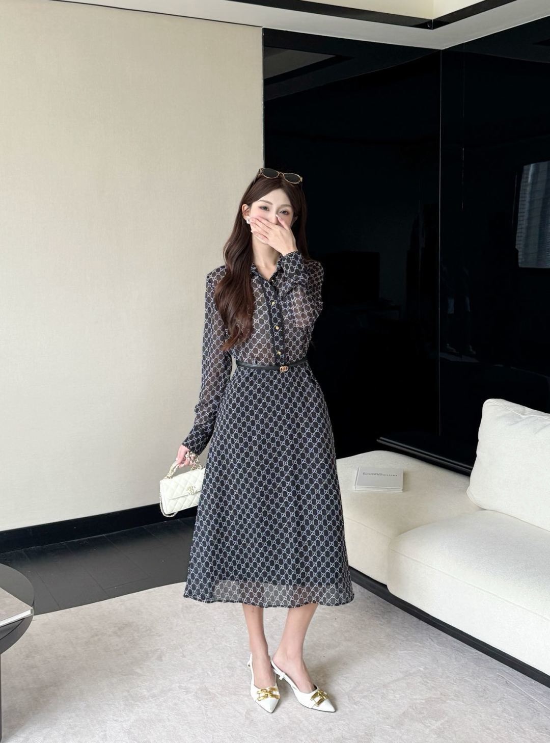 Guc New printed dress