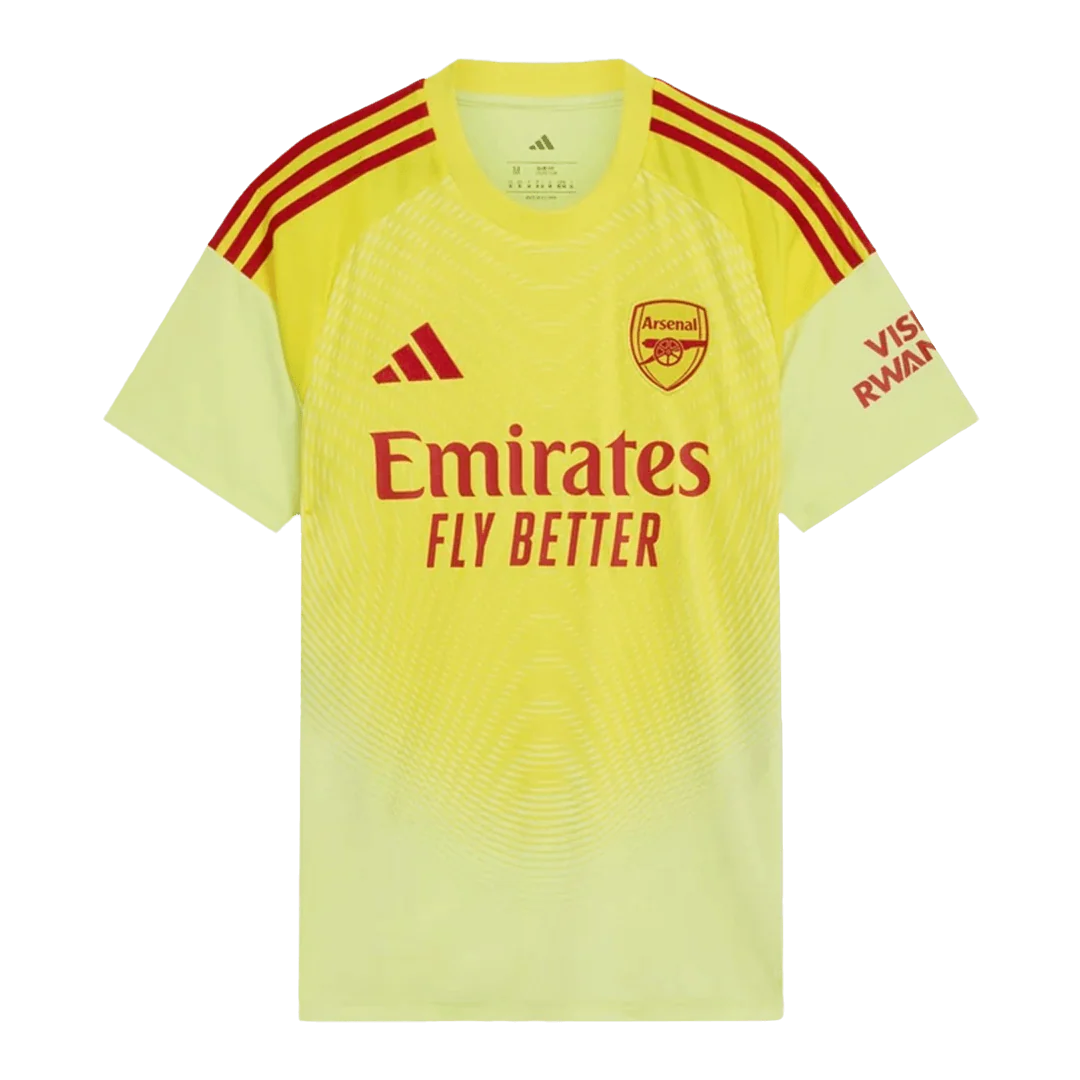 Arsenal Goalkeeper Soccer Jersey 2025/26 Yellow