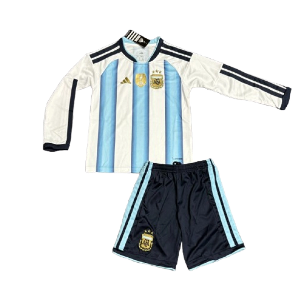 Kids long-sleeved 2026 Argentina home jersey