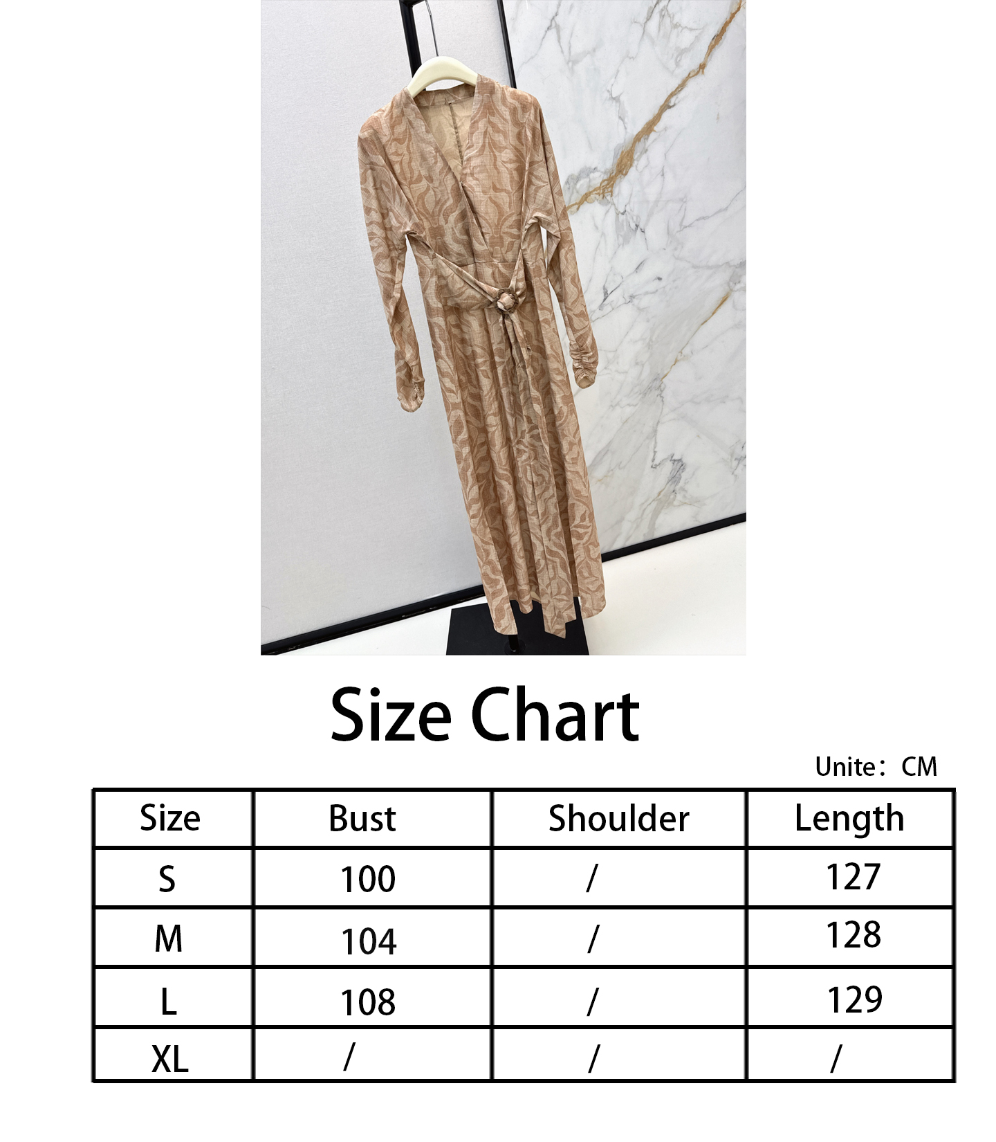 Brun NEW vintage print dress