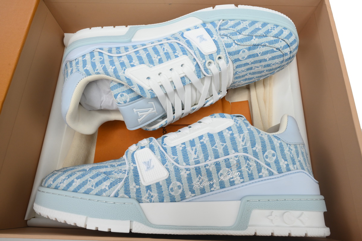 Pkkicks God Batch Louis Vuitton Trainer Blue
