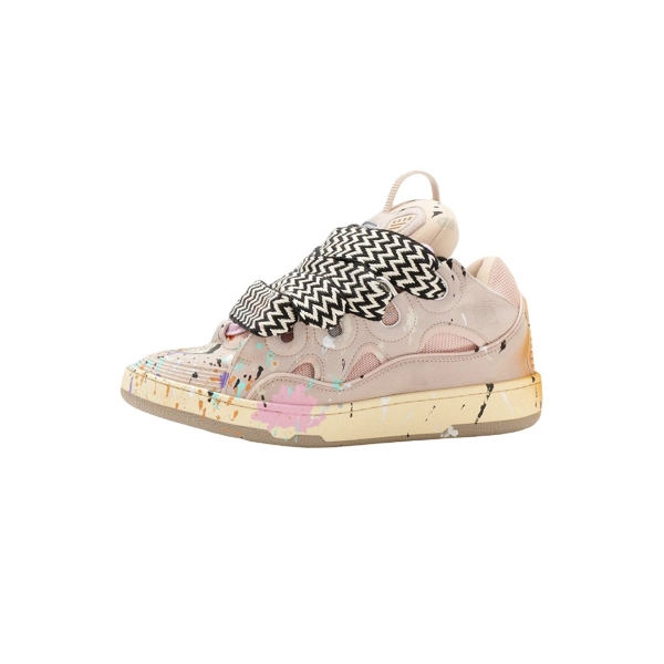 Gallery Dept. x Lanvin Wmns Curb Light Sneakers 'Paint Drip - Pale Pink' FW-SKDK02-DRGD-P22B5S0