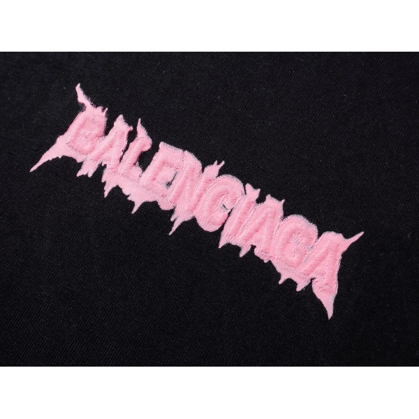 Balenciaga Clothes Pink embroidery pattern