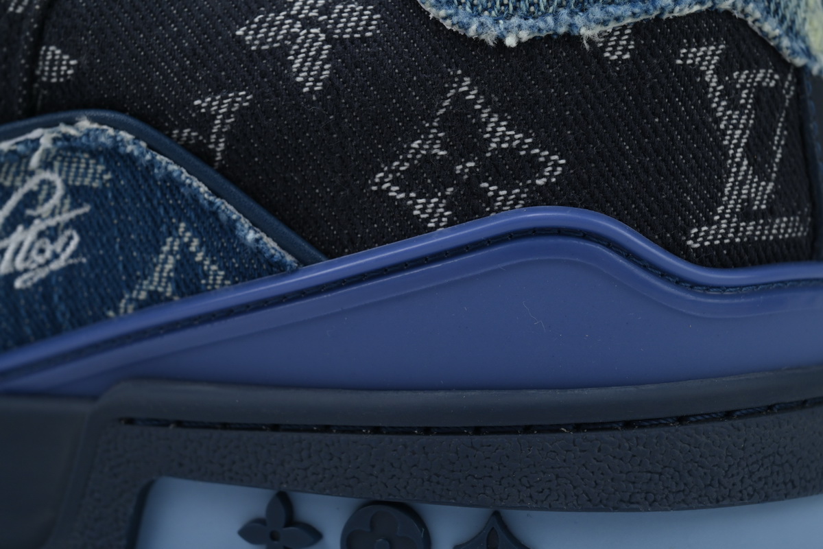 Pkkicks God Batch Louis Vuitton Louis Vuitton Trainer Navy Blue
