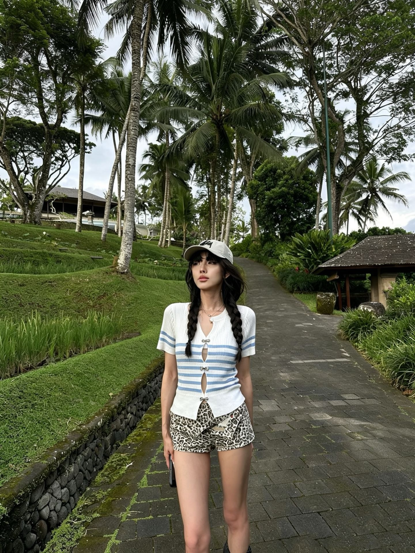 Chan New striped top
