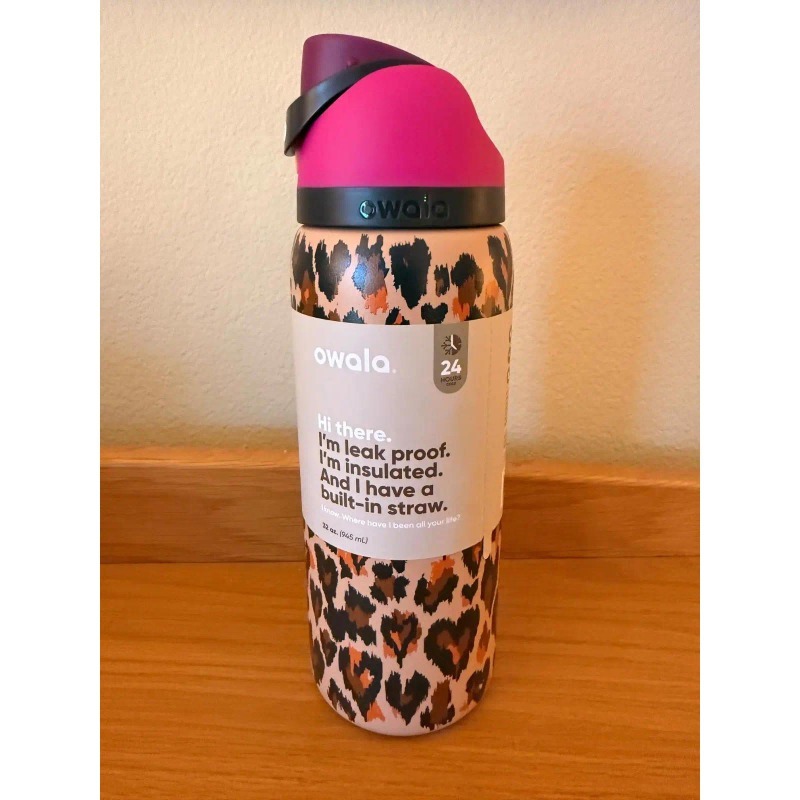 Owala FreeSip 32oz Insulated Stainless Steel Water Bottle - Wild At Heart
