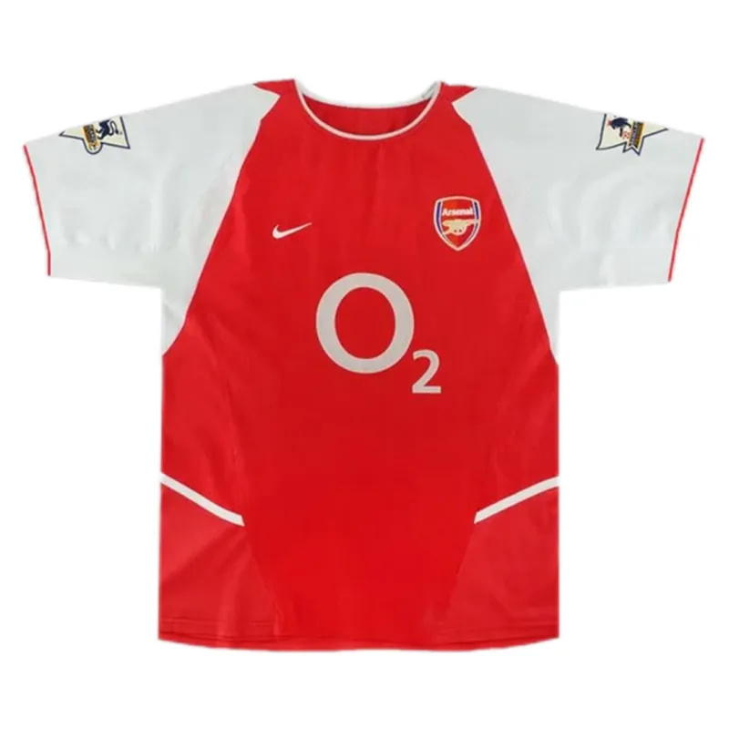 02-04 Arsenal Bergkamp #10 Retro Jersey Home