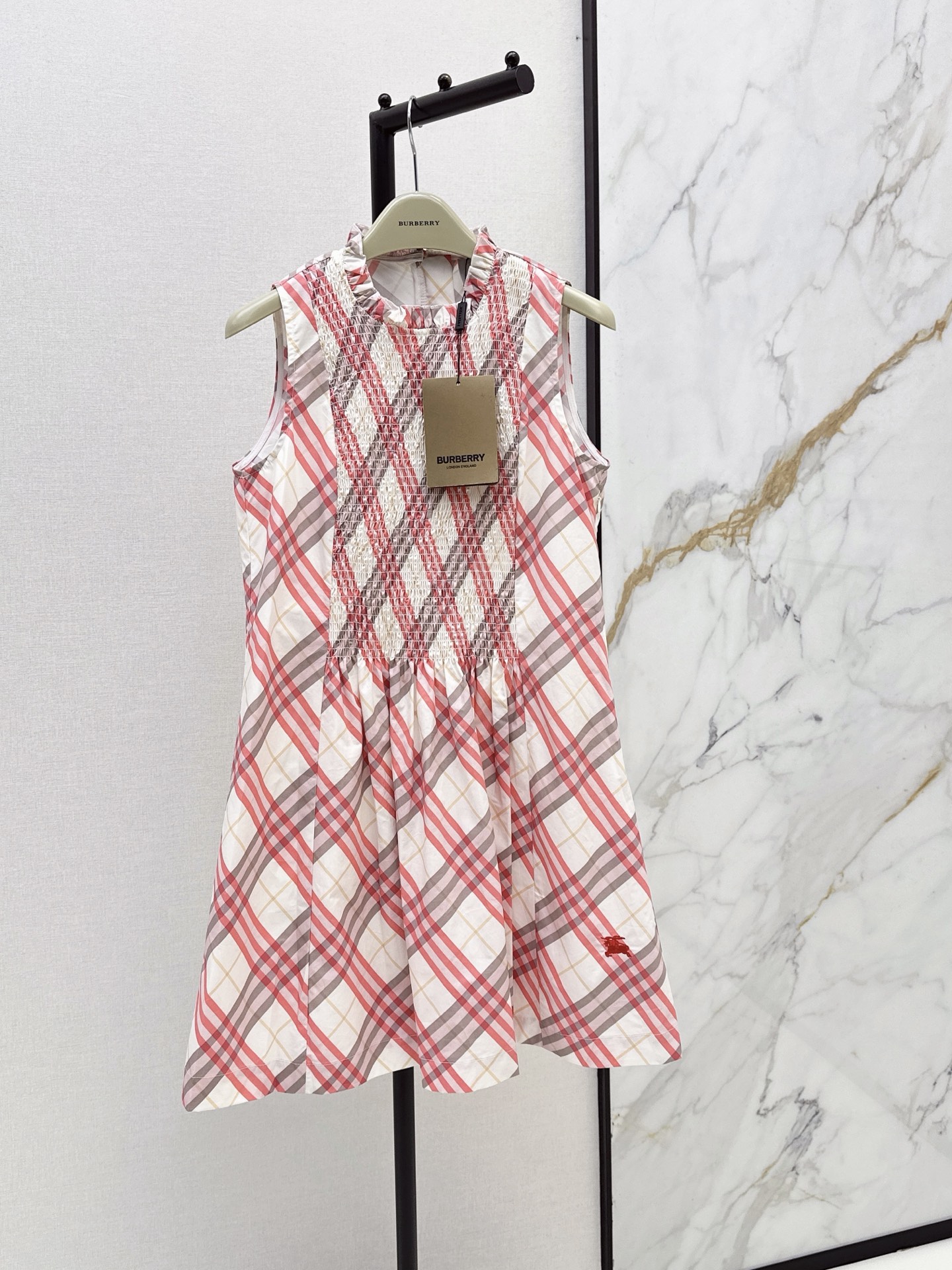 Bur New plaid sleeveless dress