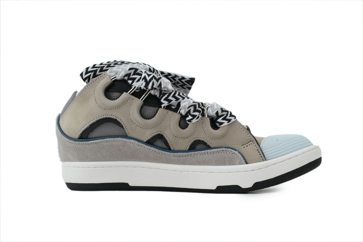Lanvin Curb Sneakers Blue Gray