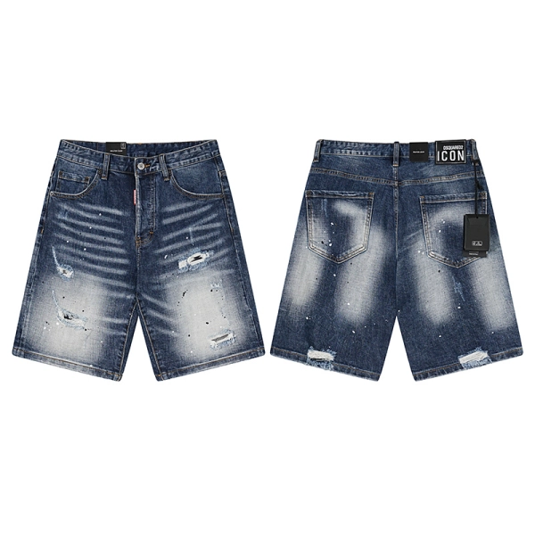 DSQUARED2 Micro Bullet Denim Shorts # 2038