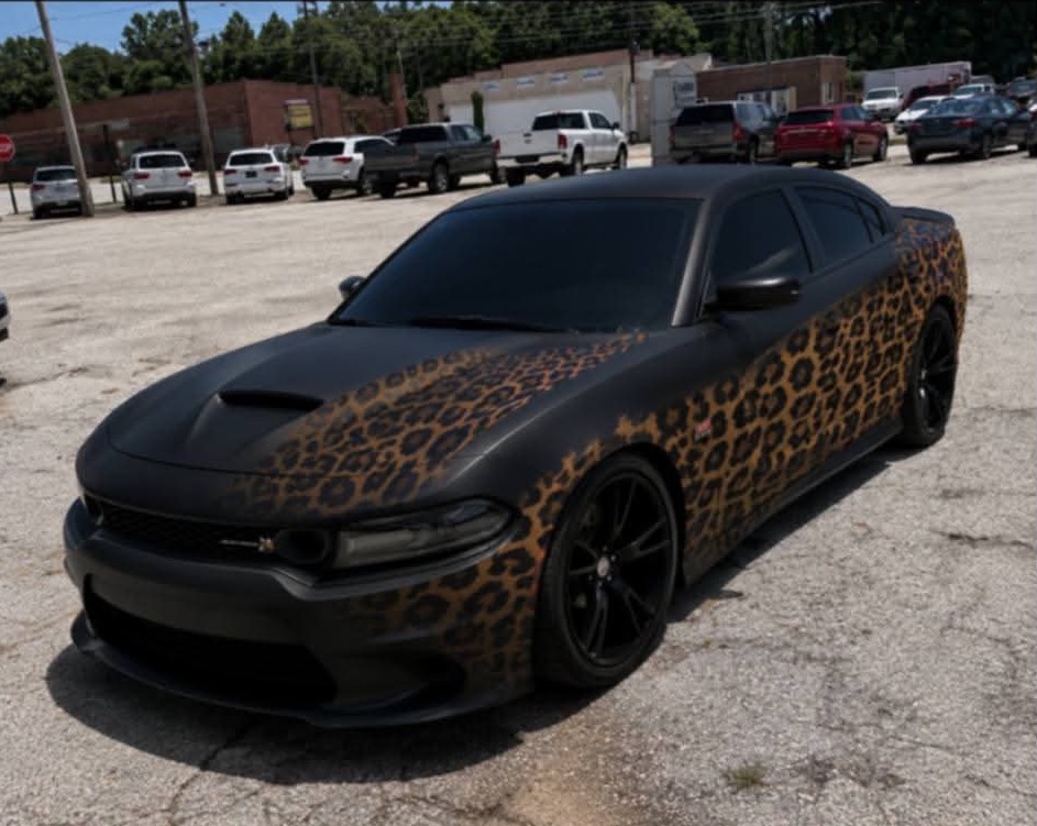 PET Customized Wrap ! Leopard Style !