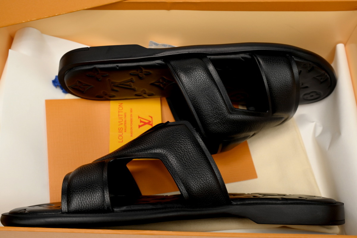 Pkkicks God Batch BLUE LOUIS VUITTON Oasis Black Embossing