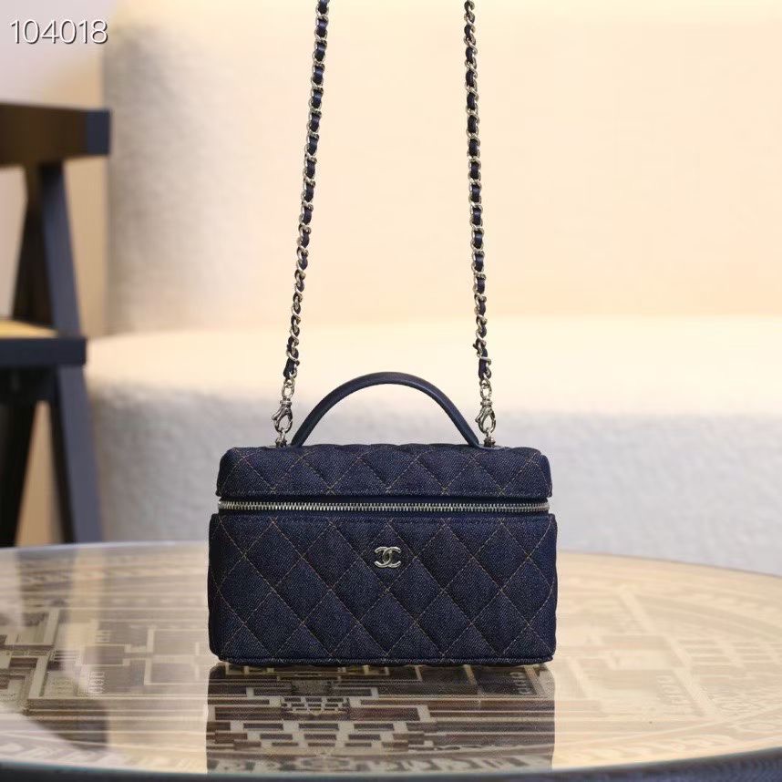 Chan New Denim Underarm Bag
