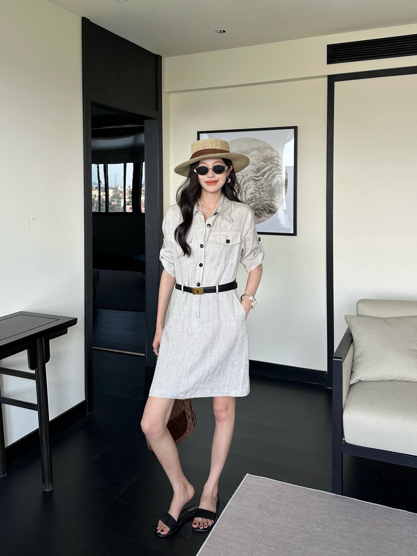 Ral New belted dress