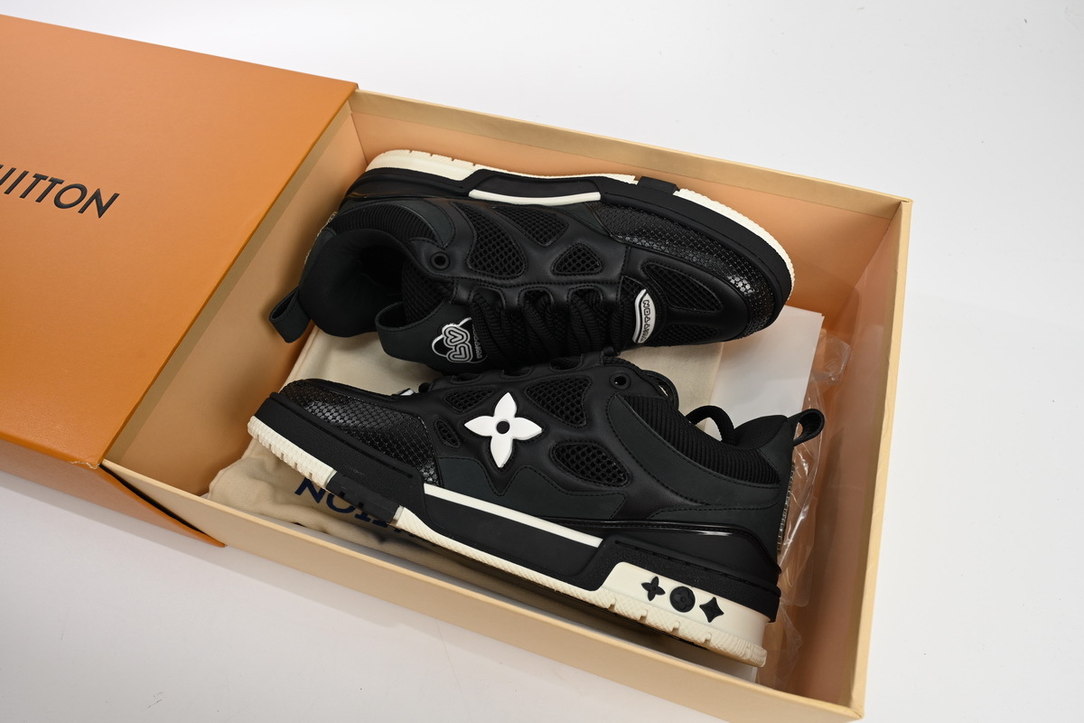 Pkkicks God Batch Louis Vuitton Skate Sneaker Black 51BCOLRB