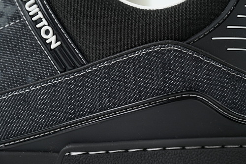 Pkkicks God Batch Louis Vuitton Sneakers Black Denim Fabric (NFC)