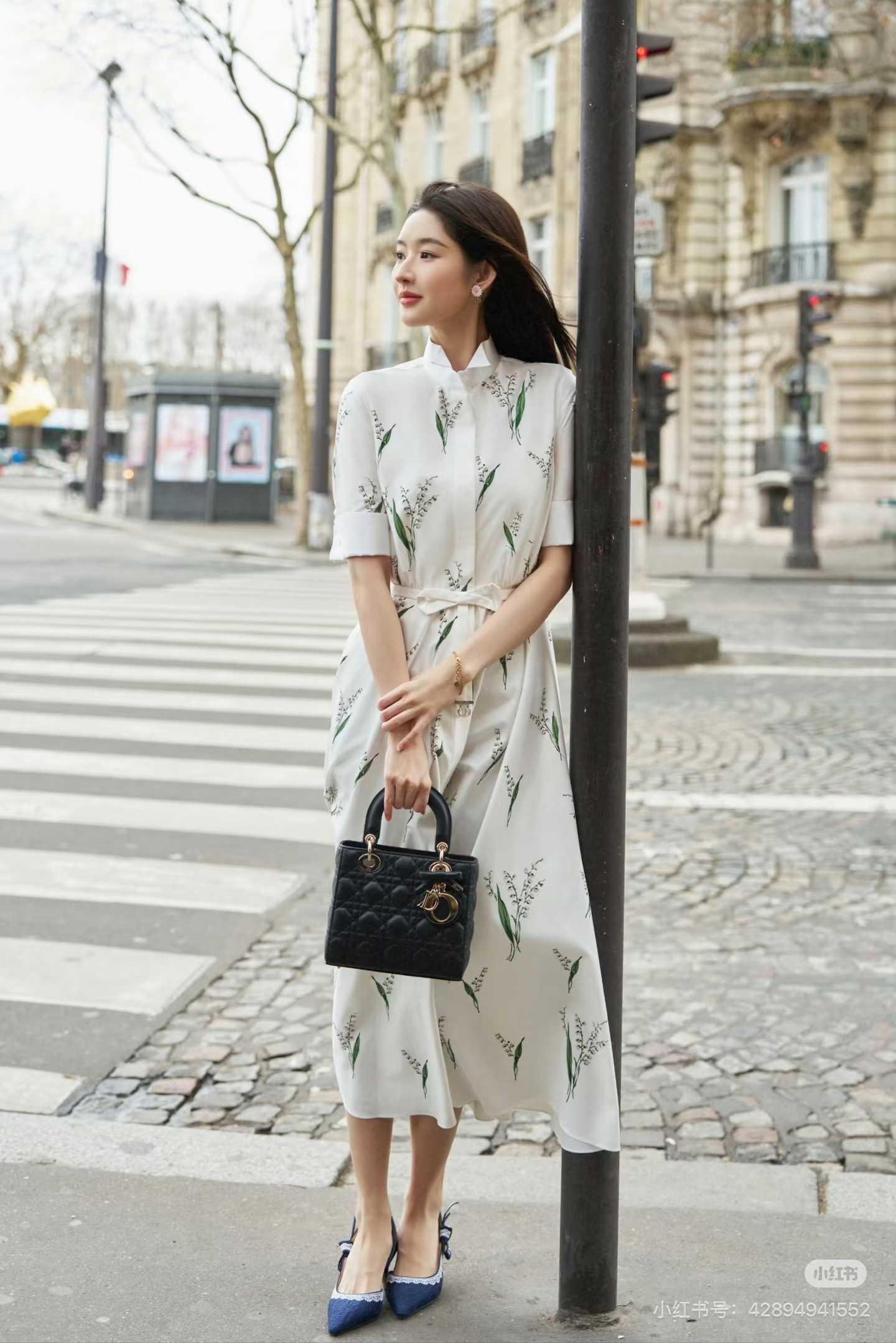 CD New Printed lined dress