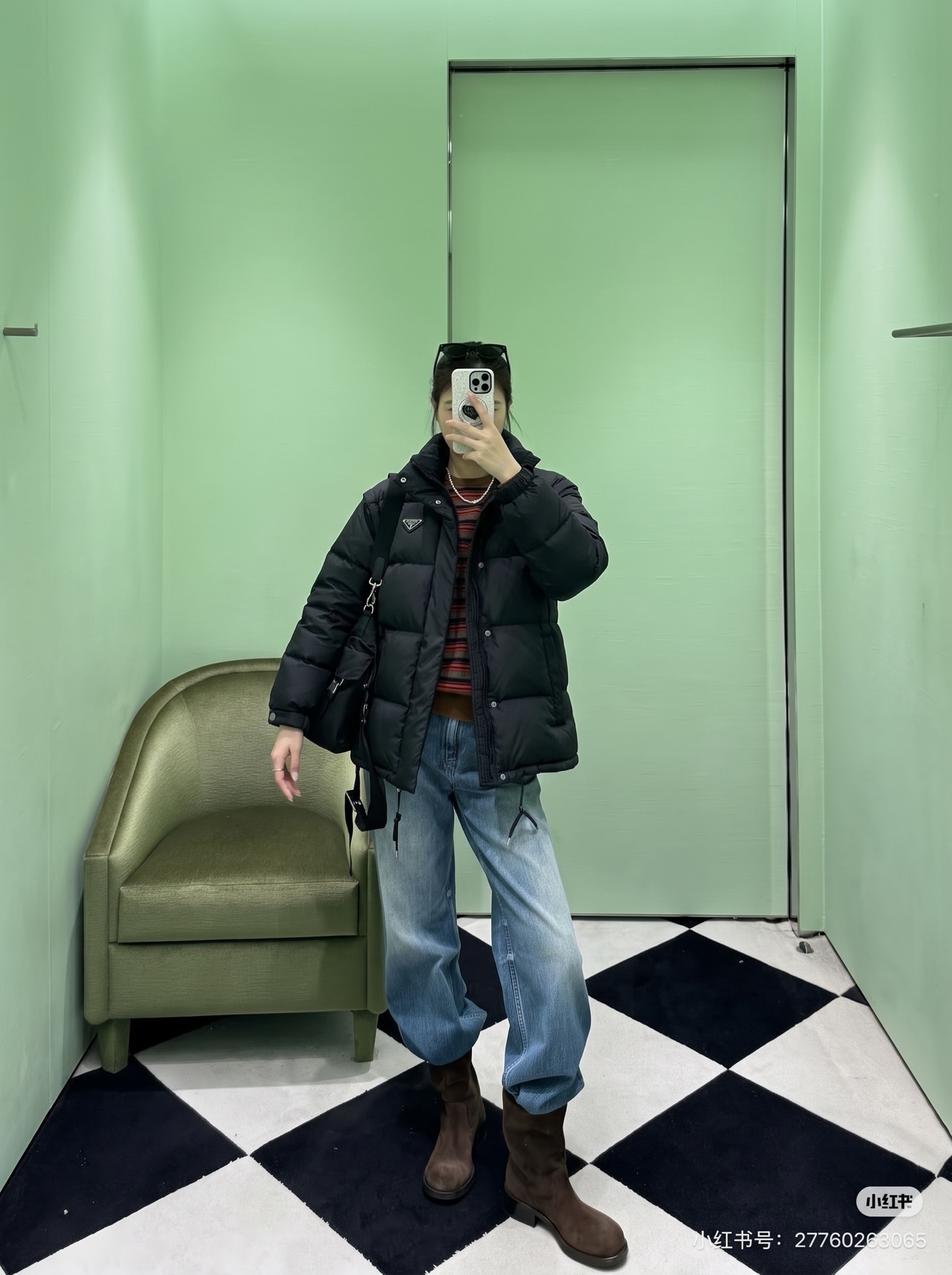 Pra New Detachable-sleeve down jacket