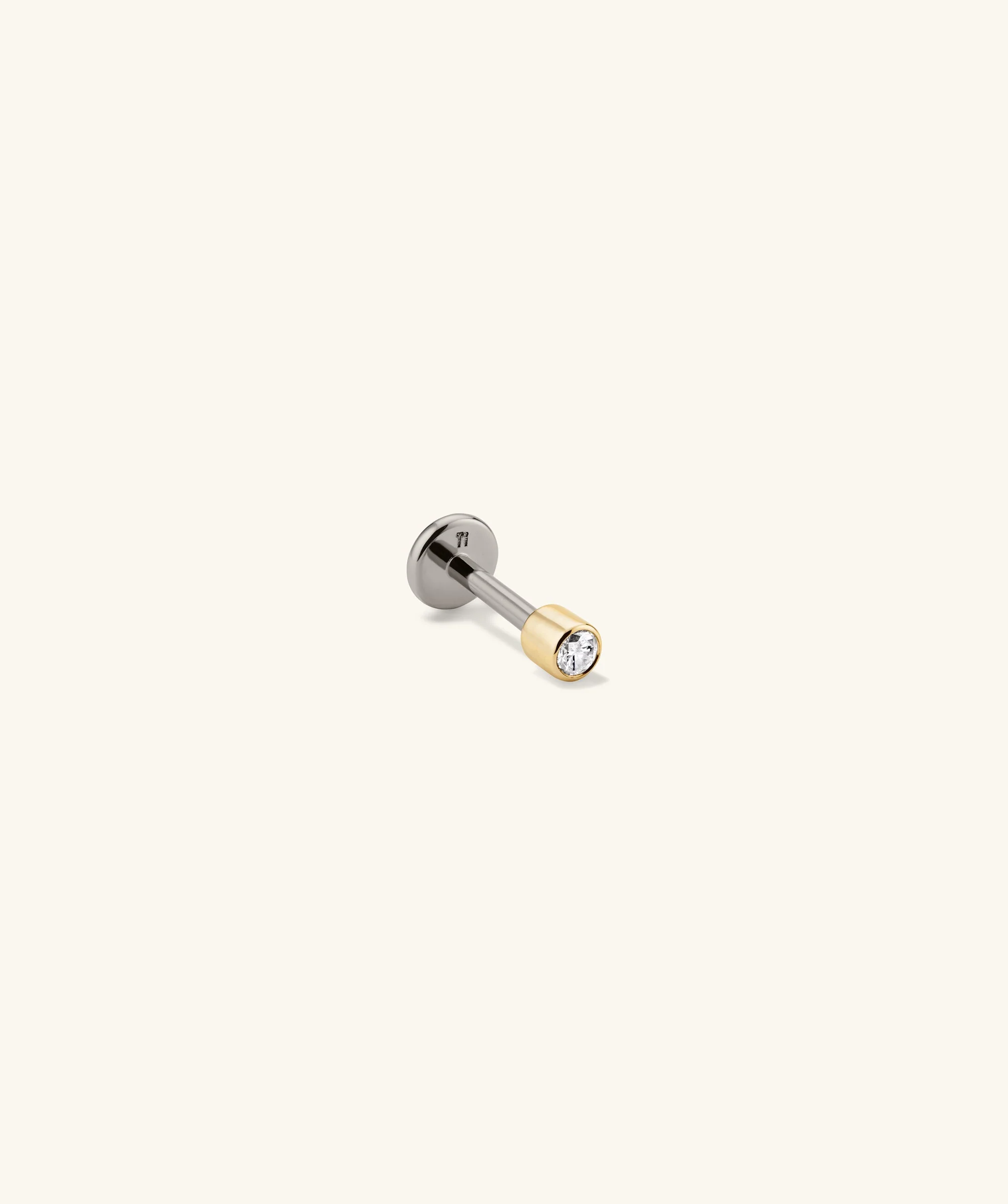 Piercing Studio - Single Micro Diamond Flat Back Stud