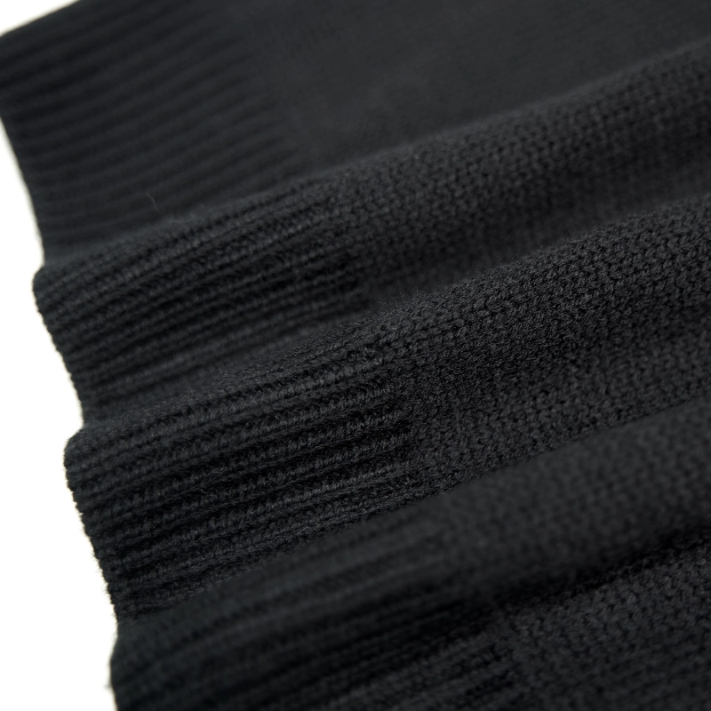 TRIOMPHE CREW NECK SWEATER IN WOOL AND CASHMERE BLACK / OFF WHITE 2AC85048T.38OW
