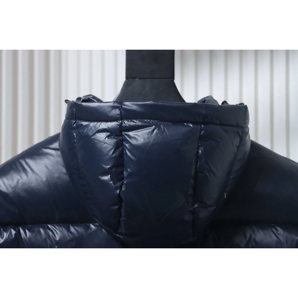 copy of Canada Goose Puff Checkered Down Jacket Dark Blue
