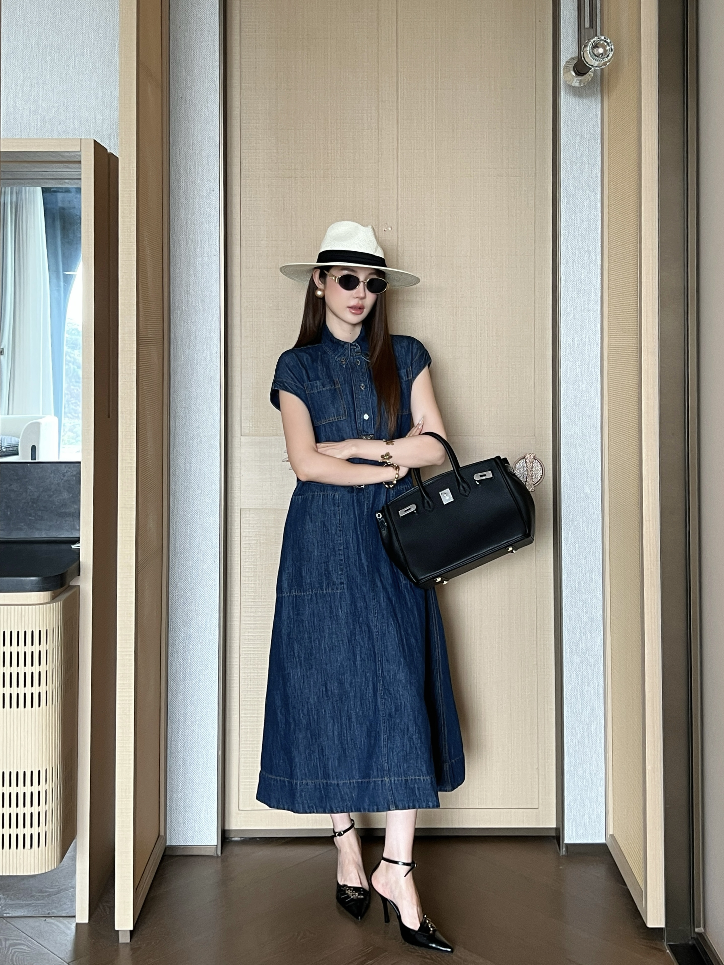 Brun New denim dress