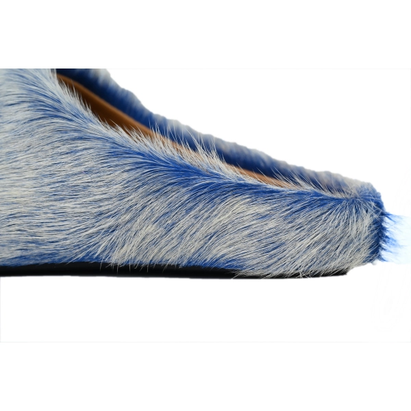 MARNI Fussbett Tie Dye white Blue