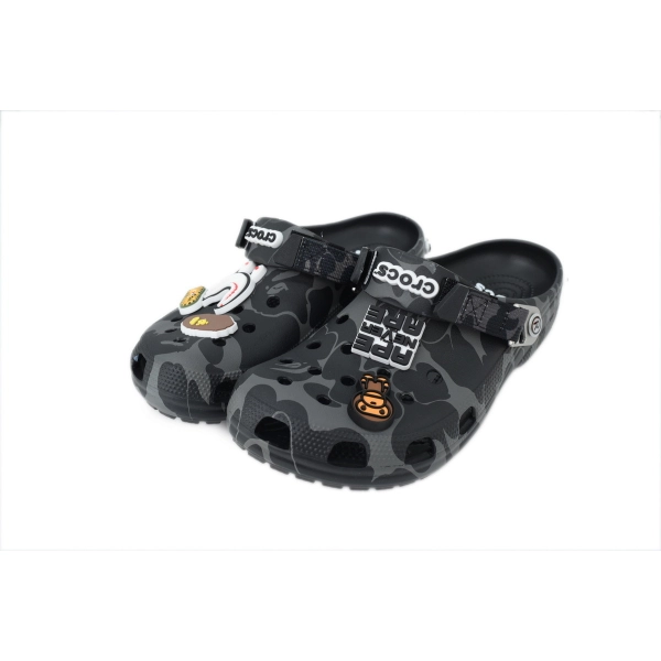 BAPE x Crocs Classic Clog 'ABC Camo - Black'