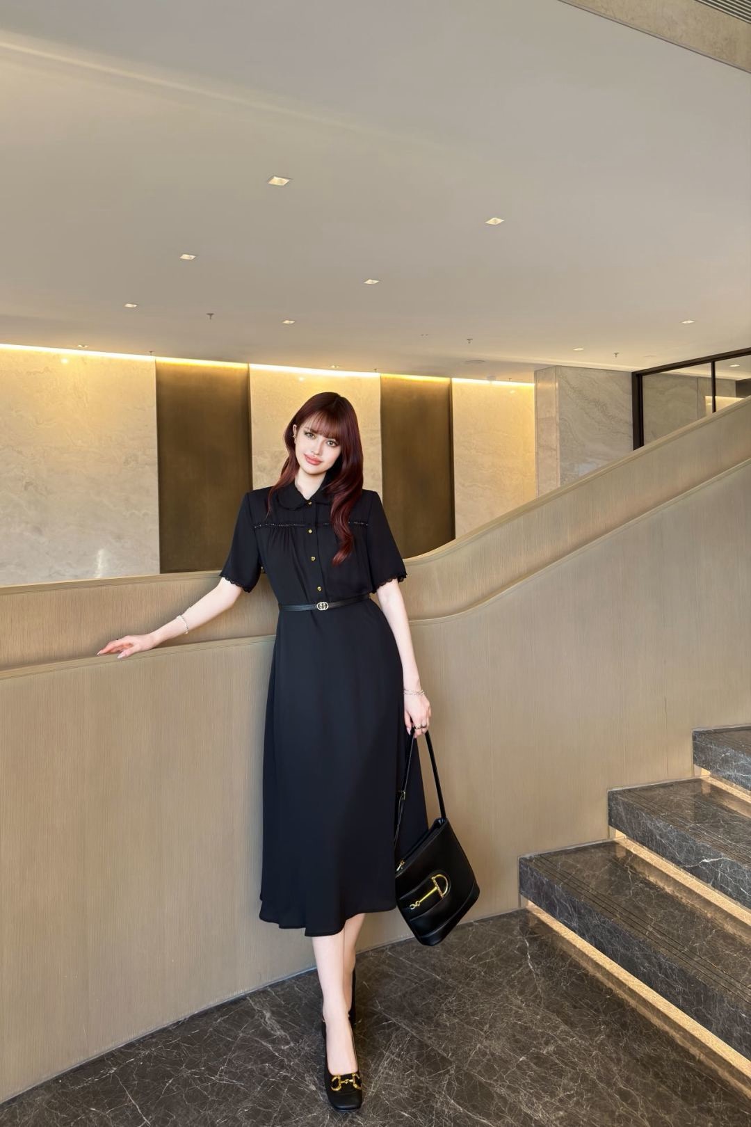 Guc New Lace-trim dress