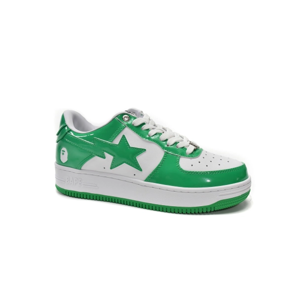 Cheap Fake BapeSta  White Green 1H70-191-001
