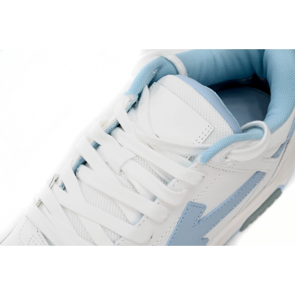 OFF-WHITE Out Of Office OOO 30 MM Low Tops White Light Blue OMIA189C99LEA0010145