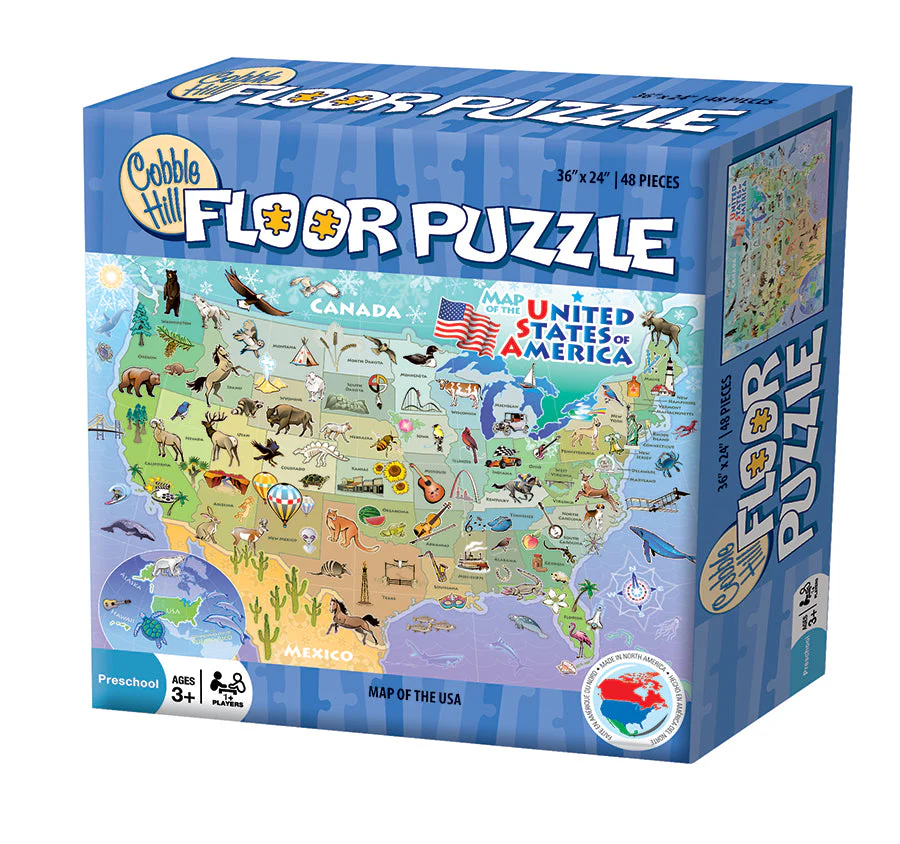 Map of the USA (Floor 48pc)