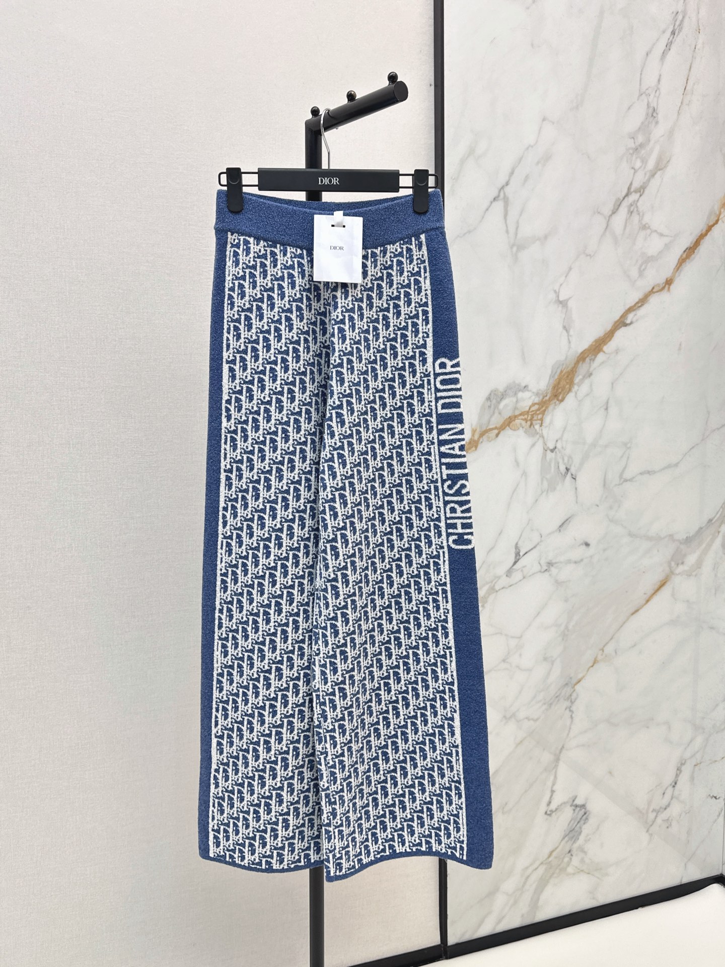 CD New  jacquard straight-leg pants