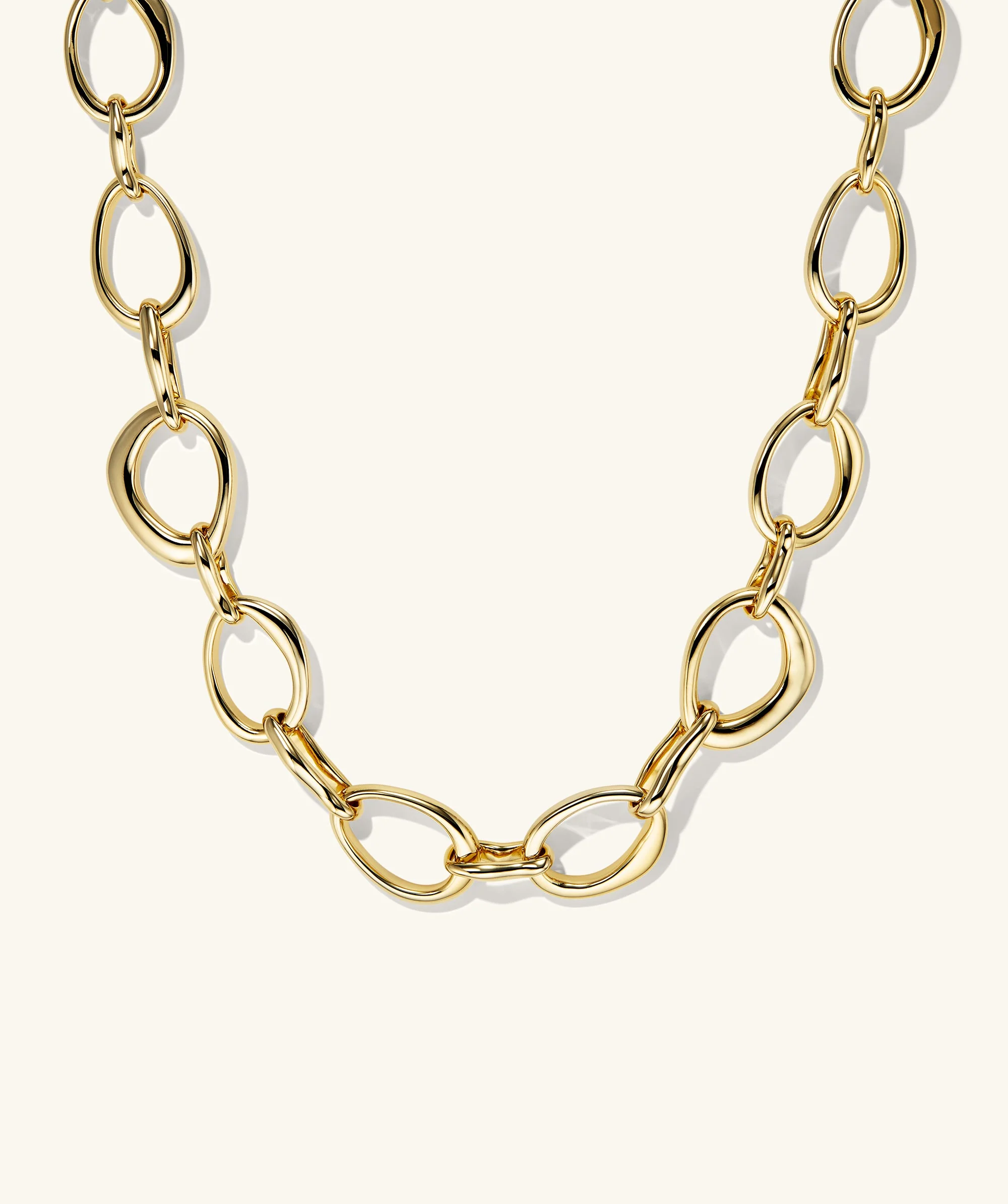 Organic Dôme Tidal Chain Necklace