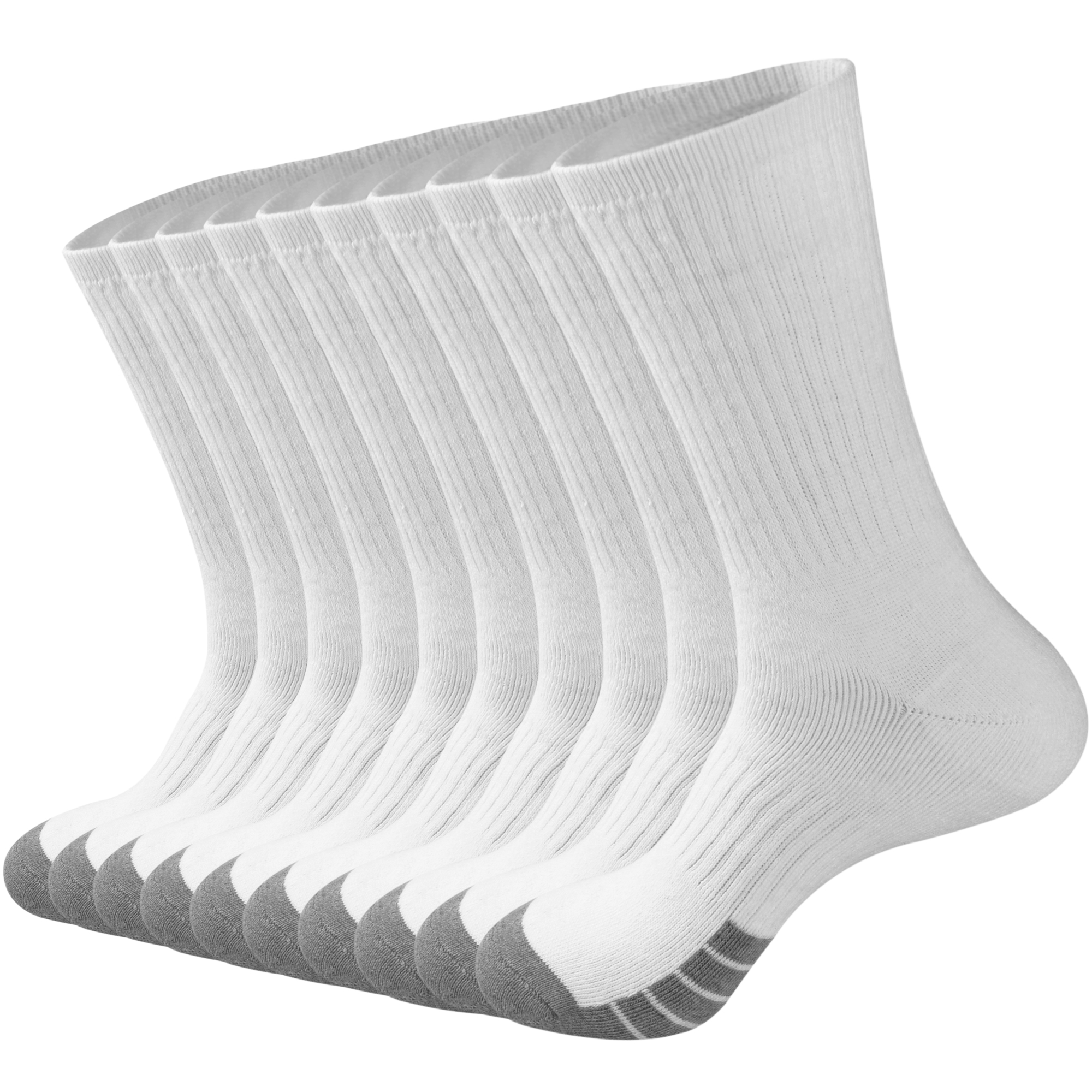 Men's Cotton Athletic Moisture Control Heavy Duty Work Boot Cushion Crew Socks