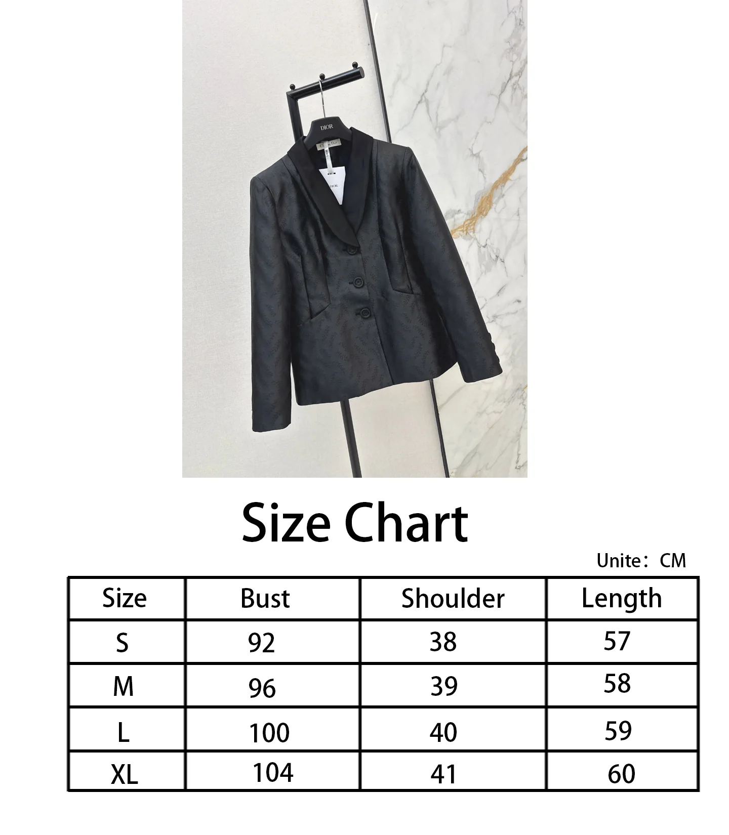 CD NEW jacquard blazer