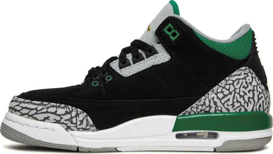 Air Jordan 3 Retro GS 'Pine Green' 398614-030