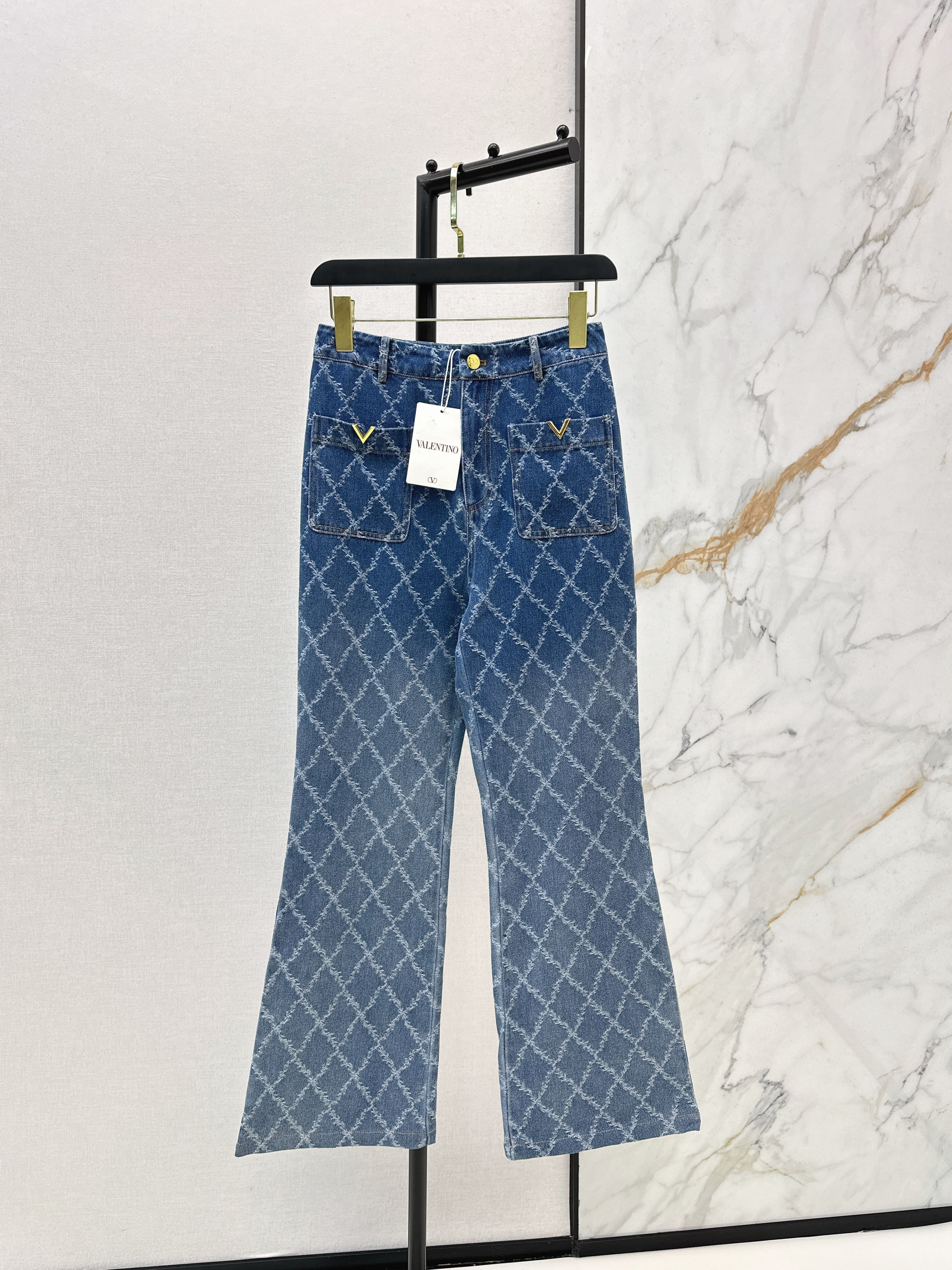 Val New check jeans