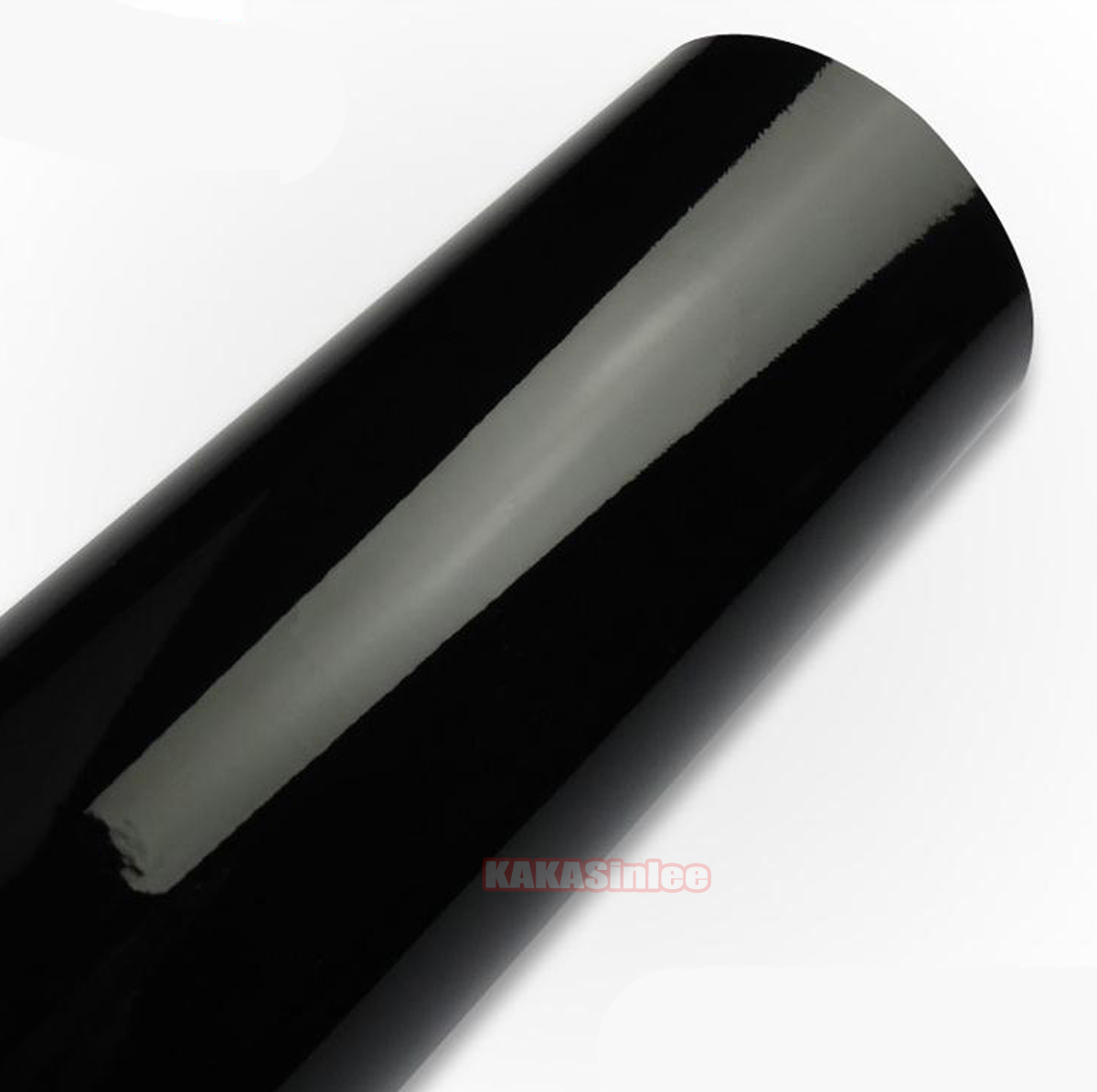 (PET) Stretchable Glossy Car Paint Vinyl Wrap Sticker Piano Black