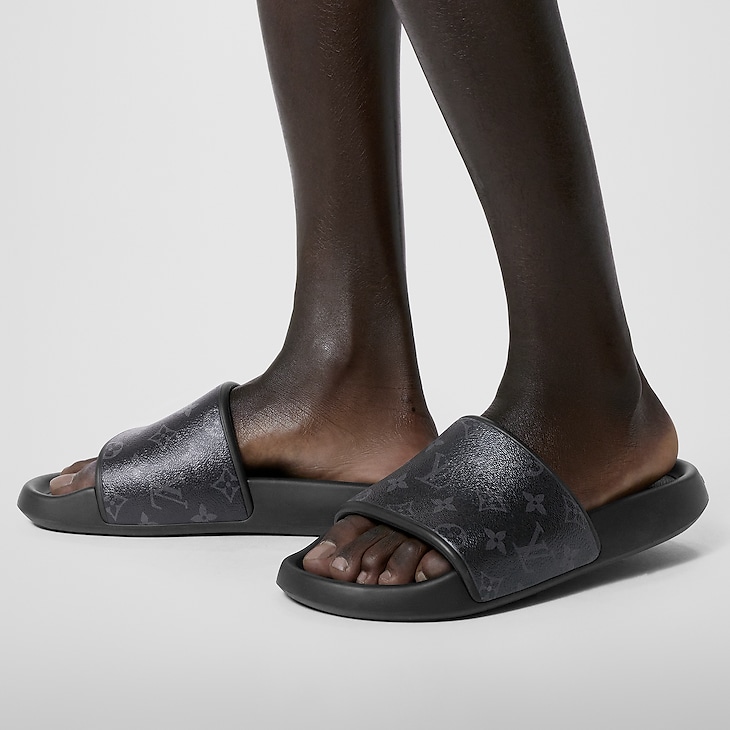 Pkkicks God Batch Louis Vuitton Waterfront Mule 'Black Monogram'