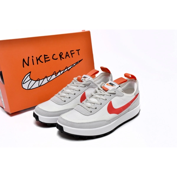 Tom Sachs x NikeCraft General Purpose Shoe Rice Grey Red DA6672-300