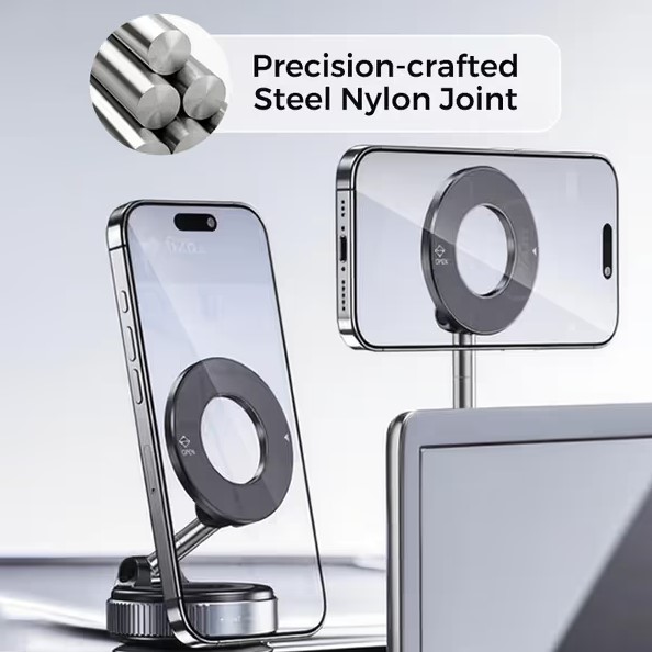 Retractable Car Phone Mount - 360° Magnetic Holder